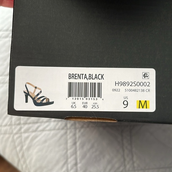 Black sandal heels Naturalizer Brenta - Picture 4 of 6